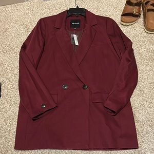 NWT Madewell Sz S oversized blazer